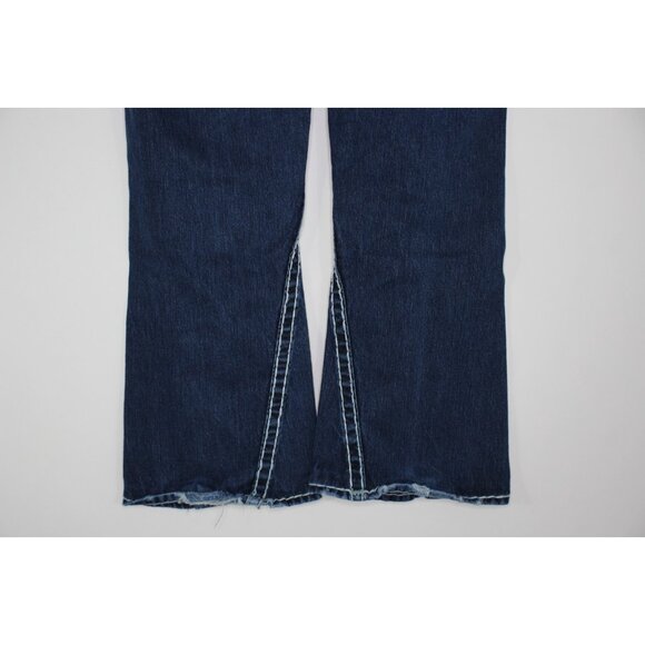 True Religion Mens 31 x 28 Joey Super T Y2K Style Bell Bottom Flare Jeans M1058 - Picture 6 of 9